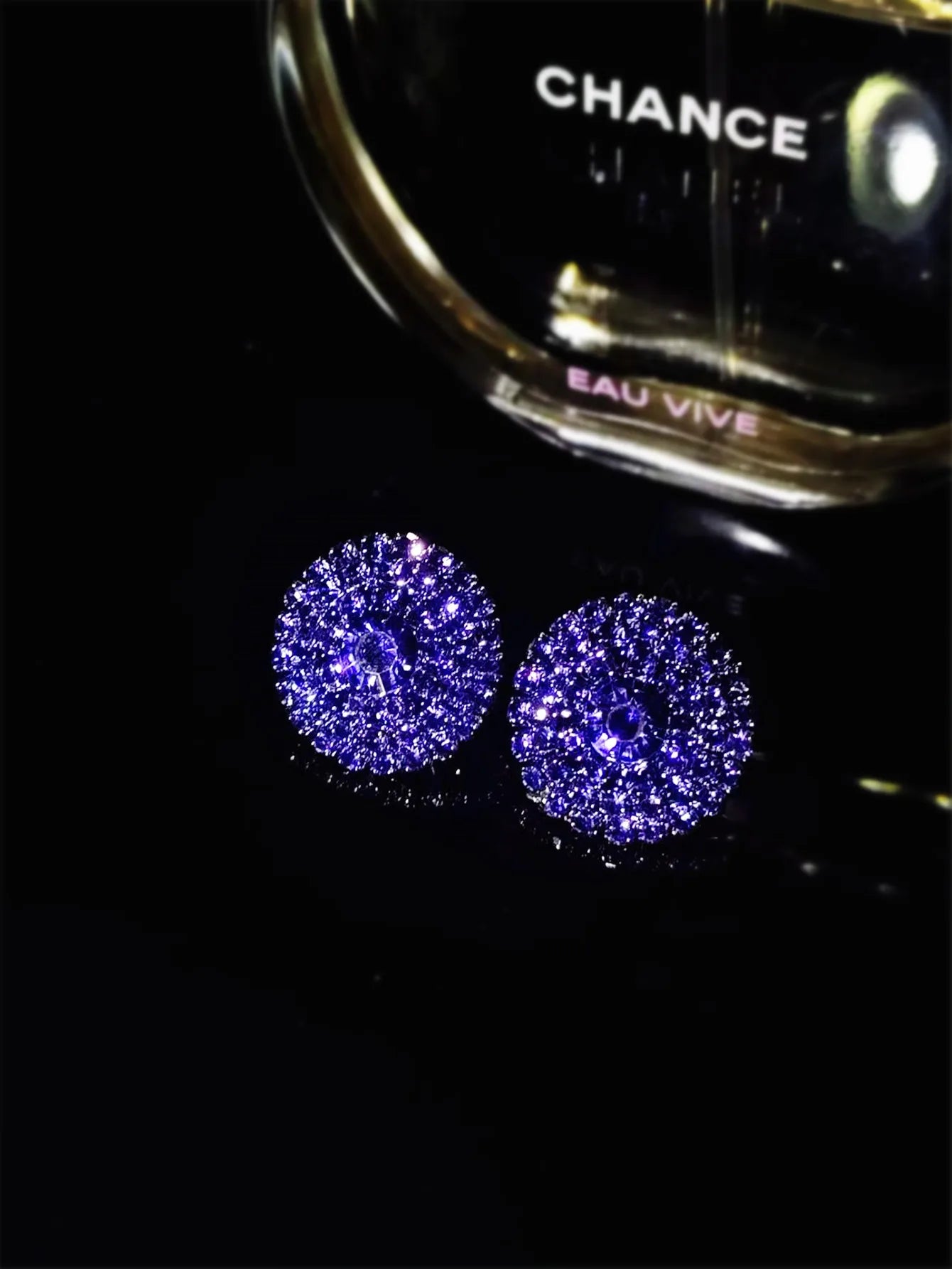 Women Fashion Shiny Rhinestone Big Drop Dangle Earrings Maxi Evening Dress Statement Earrings Accessories Wedding Bride Jewelry