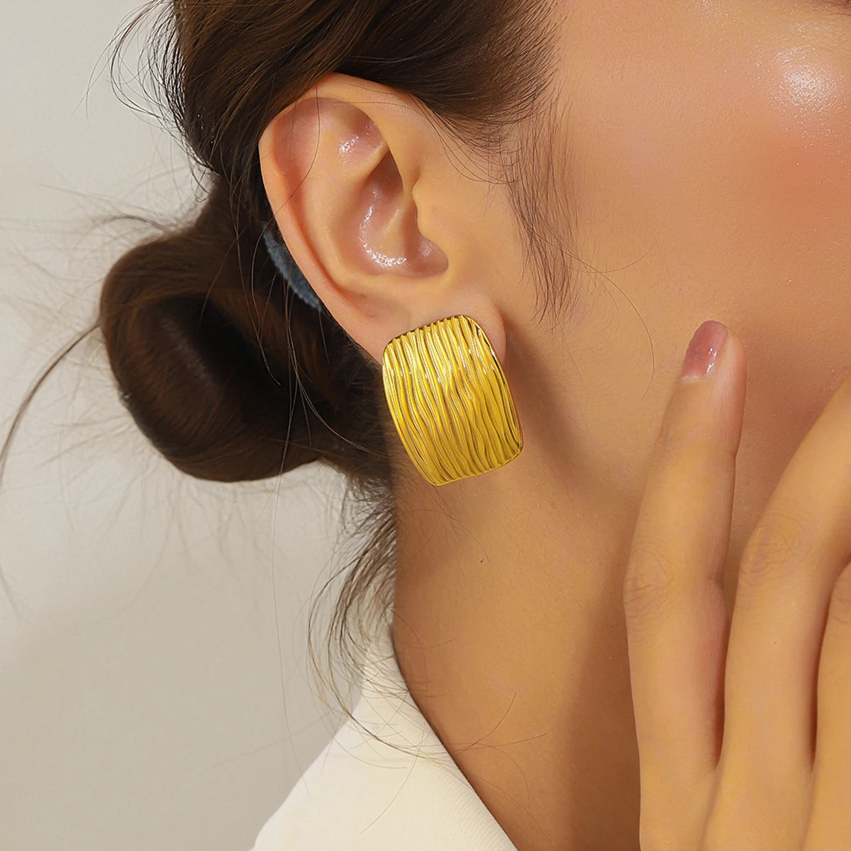 Women Fashion Shiny Rhinestone Big Drop Dangle Earrings Maxi Evening Dress Statement Earrings Accessories Wedding Bride Jewelry