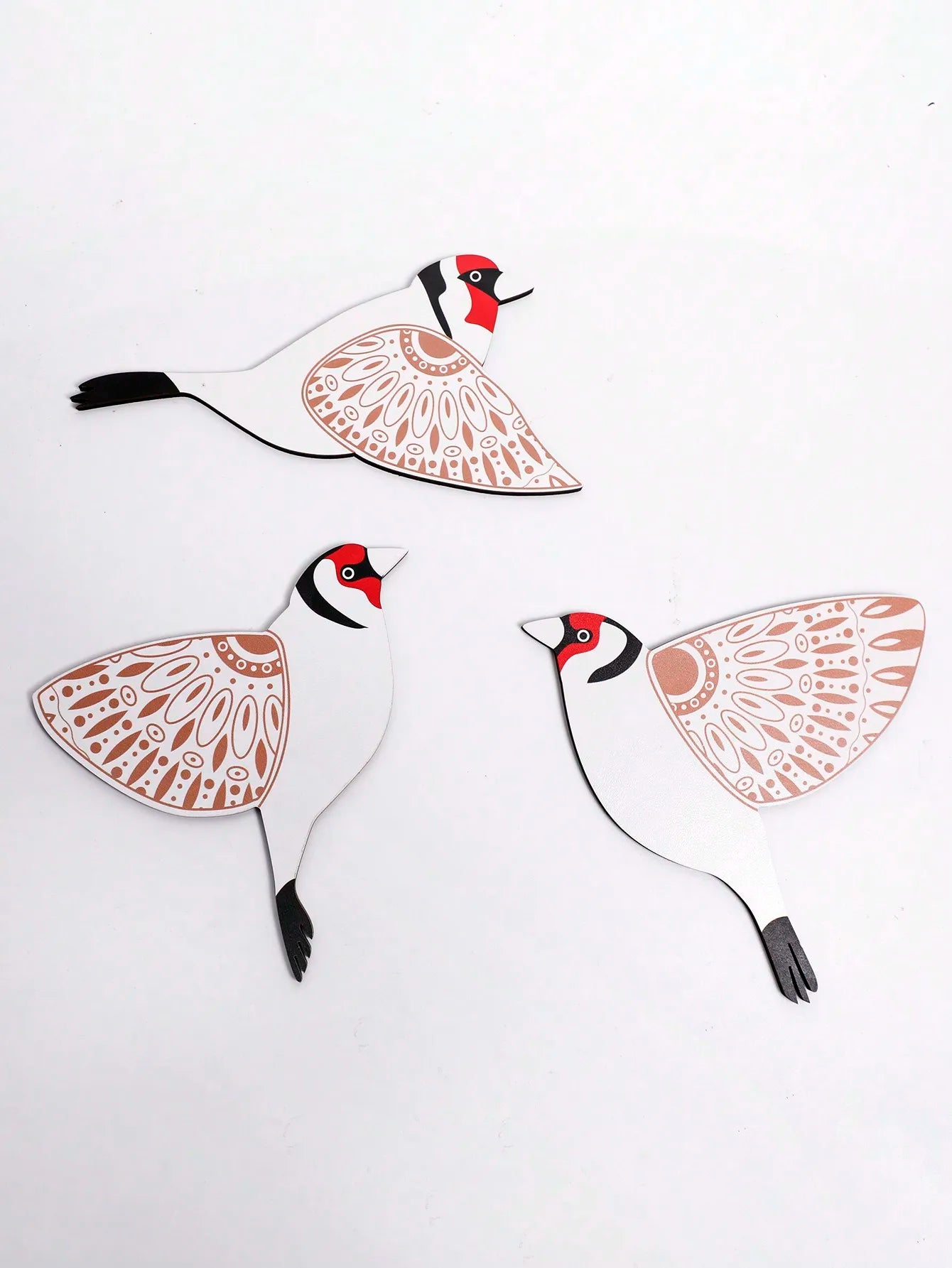 3 Pcs Black Bird Wooden Wall Decor Art Vintage Gothic Decor Living Room Bathroom Kitchen Home Decorations Indoor Outdoor Gifts