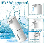 Automatic Soap Dispenser Touchless Foaming Soap Dispenser 380ml USB Rechargeable Electric 4 Level Adjustable Foam Soap Dispenser