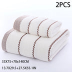 High quality pure cotton household adult towel thickening daily and soft absorbent Adult large-sized bath towel Home towel set