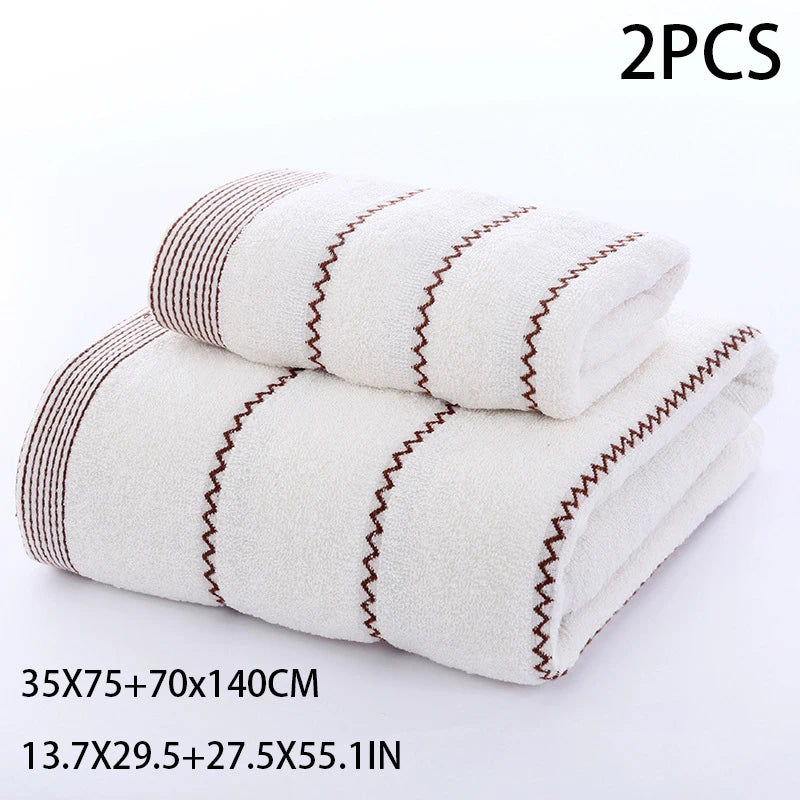High quality pure cotton household adult towel thickening daily and soft absorbent Adult large-sized bath towel Home towel set