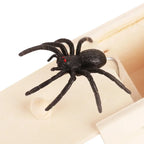 Funny Spider Jump Scare Box - Wooden Prank Toy for Office & Friends - Hilarious Trick Gadget for Jokes & Gags