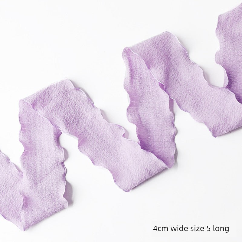 Internet Celebrity Mother's Day Baking Cake Topper Plug-in MG Tissue Paper Surrounding Border Artificial Tulip Ladieswear Inserts Ribbon