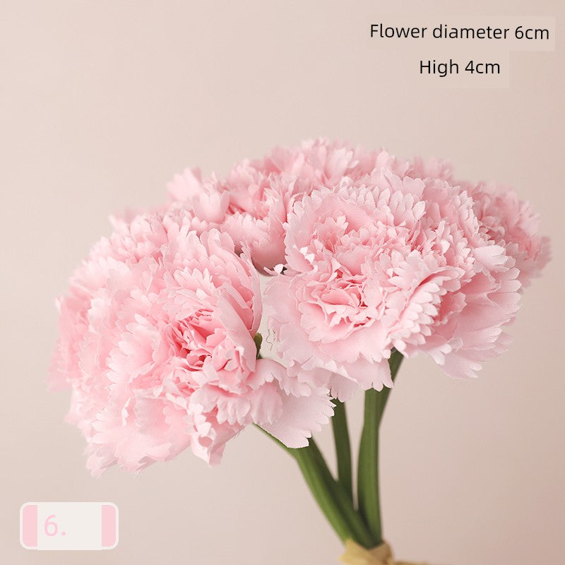 Internet Celebrity Mother's Day Baking Cake Topper Plug-in MG Tissue Paper Surrounding Border Artificial Tulip Ladieswear Inserts Ribbon