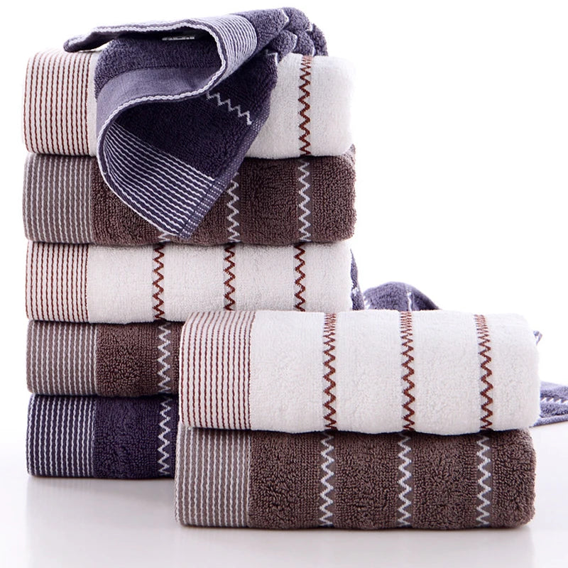 High quality pure cotton household adult towel thickening daily and soft absorbent Adult large-sized bath towel Home towel set
