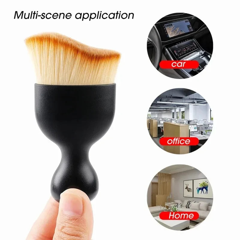 2 Pcs Car Interior Dust Sweeping Soft Brush Car Washing Tool Keyboard Gap Car Dust Brush out Trend Cleaning Brush