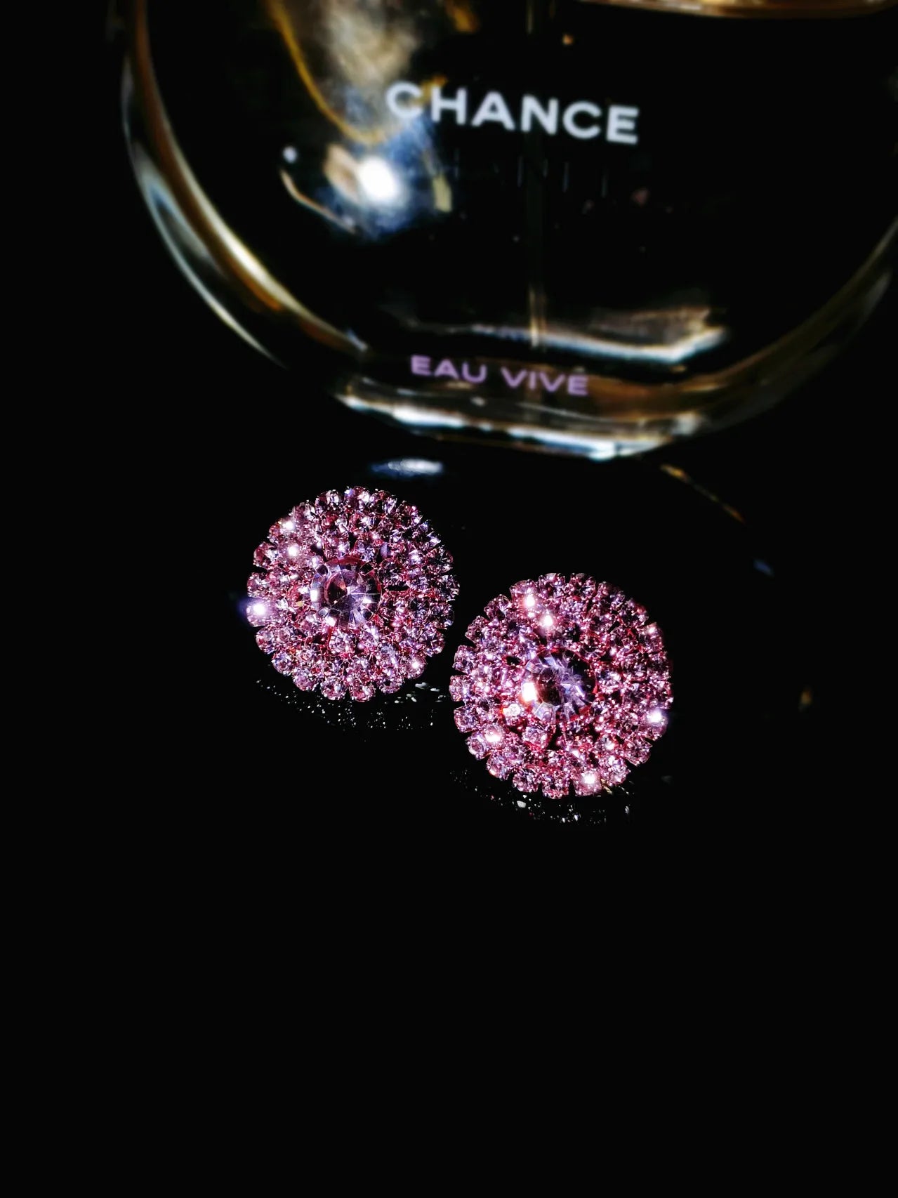 Women Fashion Shiny Rhinestone Big Drop Dangle Earrings Maxi Evening Dress Statement Earrings Accessories Wedding Bride Jewelry