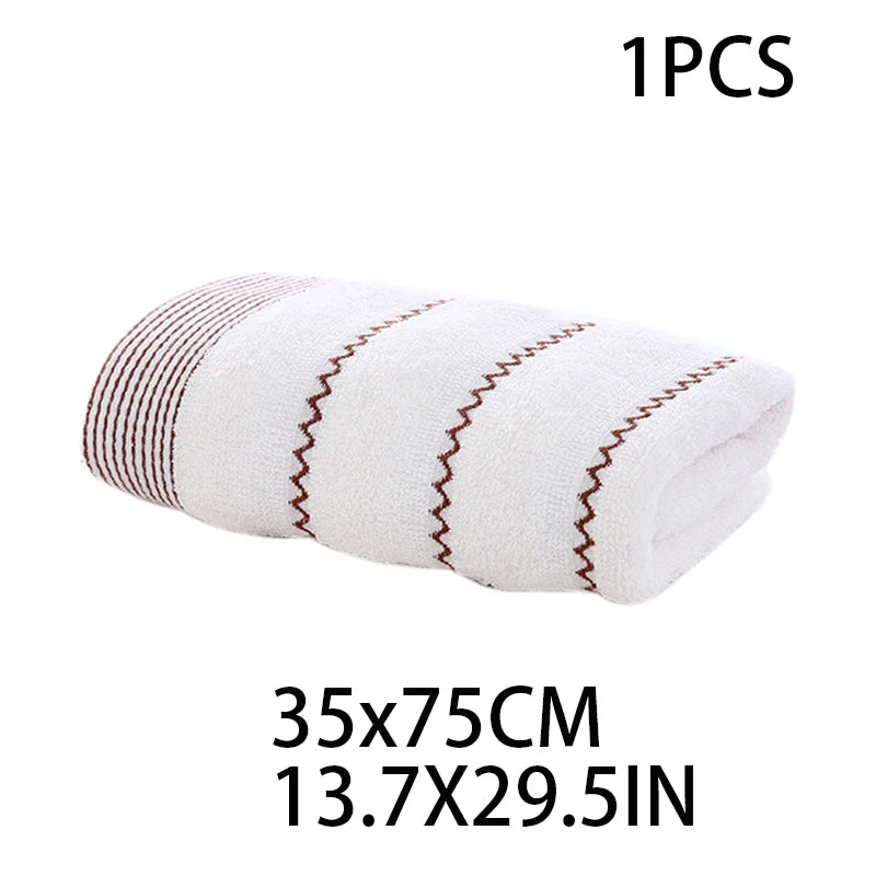 High quality pure cotton household adult towel thickening daily and soft absorbent Adult large-sized bath towel Home towel set