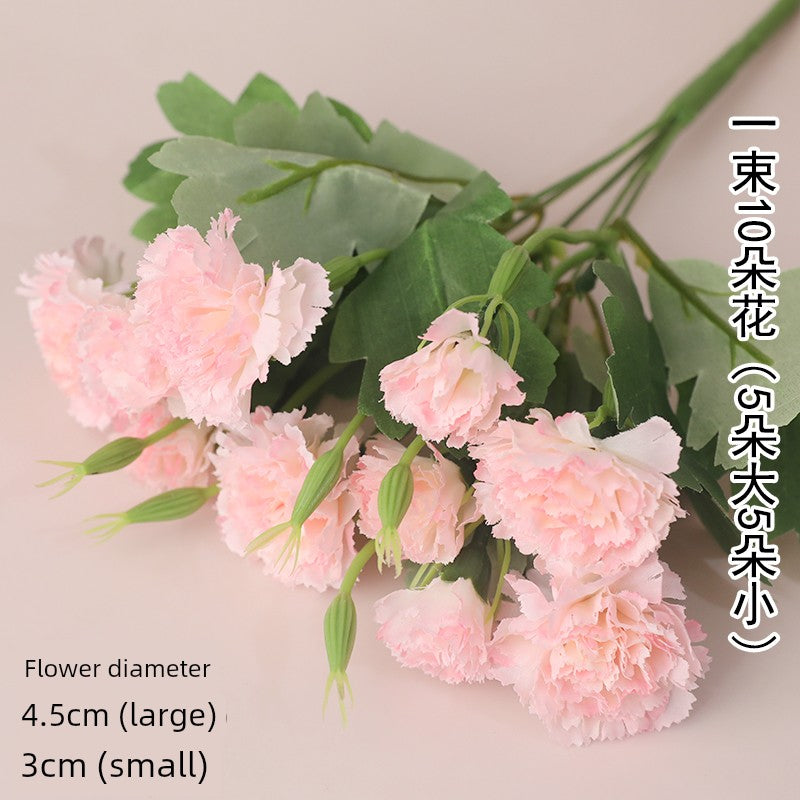 Internet Celebrity Mother's Day Baking Cake Topper Plug-in MG Tissue Paper Surrounding Border Artificial Tulip Ladieswear Inserts Ribbon