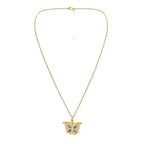 Exquisite Fashion Butterfly Necklace for Women I Love YOU Necklace Can Open Pendant Women's Jewelry Accessories Collares Mujer