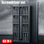 63 in 1 Precision Screwdriver Set Phillips Torx Magnetic Screw Driver Bit Professional Repair Tool Kit for IPhone Watch Camera