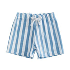 Citgeett Summer Kids Baby Boys Swim Trunks Stripes Print Elastic Waist Beach Shorts Shorts Clothes