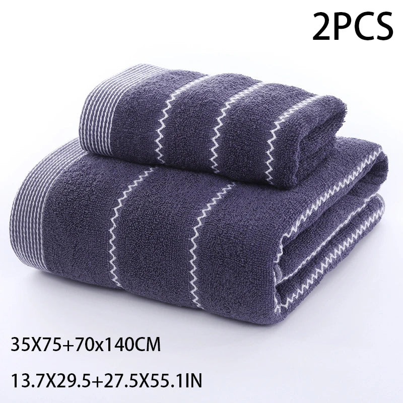 High quality pure cotton household adult towel thickening daily and soft absorbent Adult large-sized bath towel Home towel set