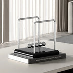 1PC Swinging Magnetic Ball Perpetual Motion Desk Toy Physics Science Desk Fun Toy Swinging Kinetic Balls for Office Decor Gift