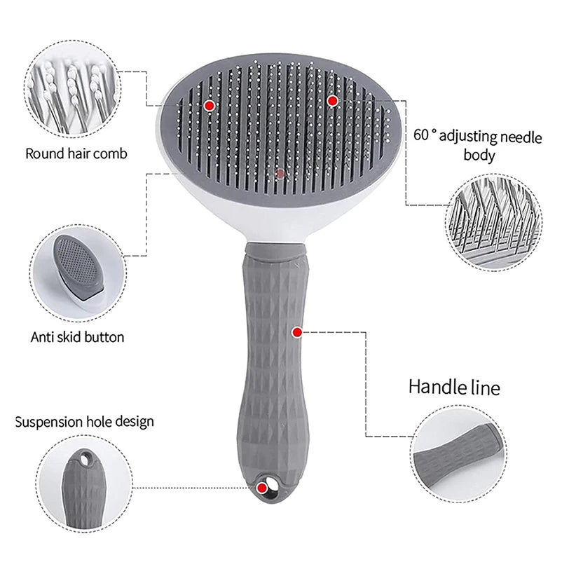 New hot-selling pet cat dog comb effective to remove floating hair comb pet dog hair cleaning pet supplies