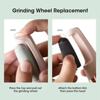 NEW in USB Electric Dead Skin Pedicure Automatic Foot Grinder Rechargeable Roller Feet Pedicure Tool with Removable Roller Heads