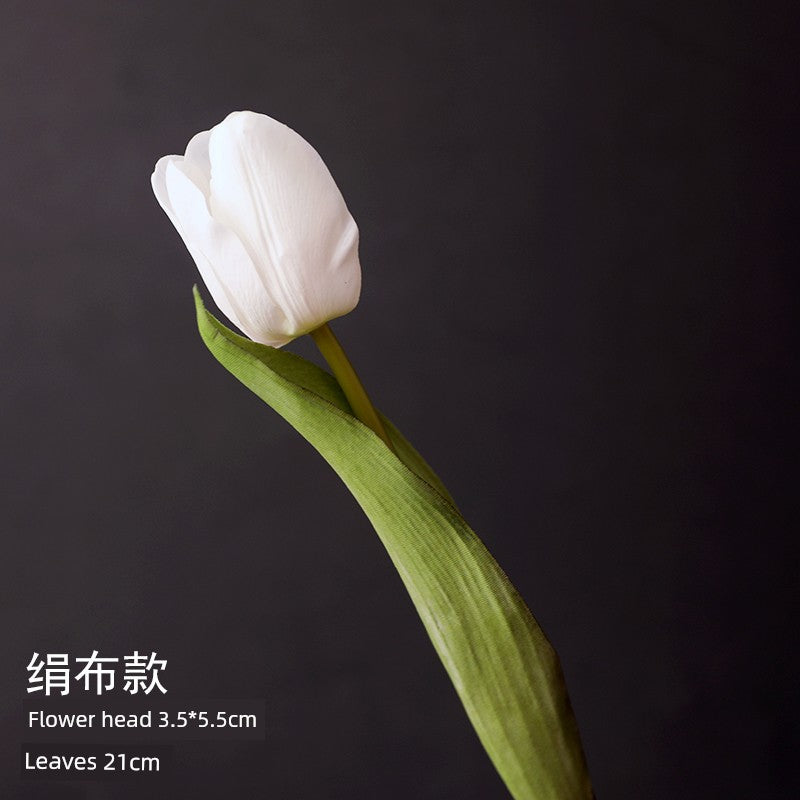 Internet Celebrity Mother's Day Baking Cake Topper Plug-in MG Tissue Paper Surrounding Border Artificial Tulip Ladieswear Inserts Ribbon