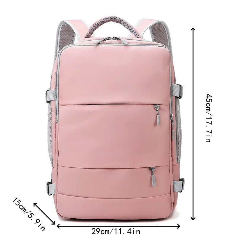 Casual Travel Backpack Women Large Capacity Waterproof Anti-Theft Casual Backpack