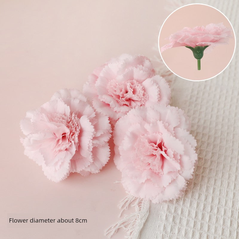 Internet Celebrity Mother's Day Baking Cake Topper Plug-in MG Tissue Paper Surrounding Border Artificial Tulip Ladieswear Inserts Ribbon