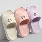 Women Summer EVA Slippers Indoor Home Bath Non Slip Soft Wide Comfort Couple Slippers Unisex Outdoor Beach Flip Flops Men Slides