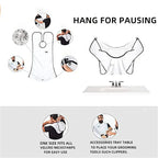 Male Shaving Apron Beard Catcher Cape Care Bib Face Shaved Hair Adult Bibs Shaver Cleaning Hairdresser for Man Clean Apron Gift