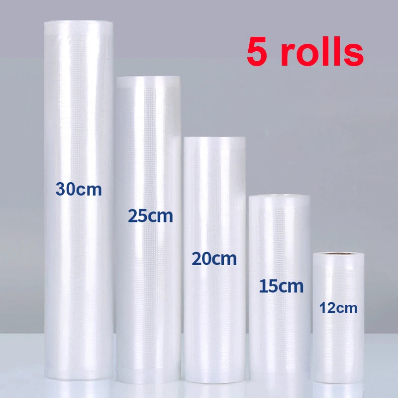 Food Vacuum Bags Sealer Storage Bags 5 Size For Kitchen Vacuum Sealer to Keep Food Fresh Saver Vacuum Packed Bags