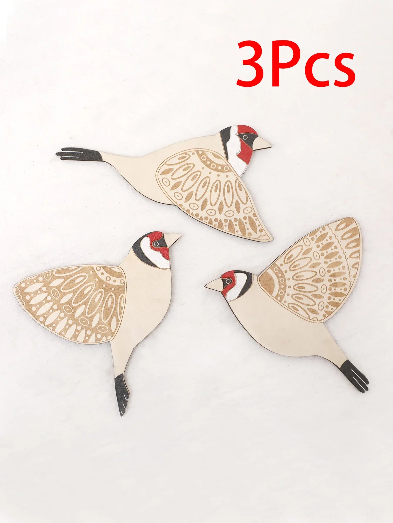 3 Pcs Black Bird Wooden Wall Decor Art Vintage Gothic Decor Living Room Bathroom Kitchen Home Decorations Indoor Outdoor Gifts