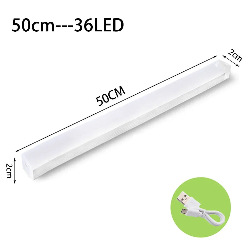 USB Rechargeable Motion Sensor Light Under Cabinet Night Light Kitchen Bedroom Lighting Wall Lamp Wardrobe Lamp Staircase Closet