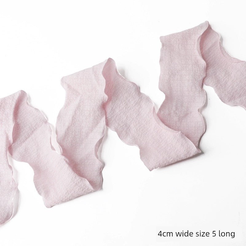 Internet Celebrity Mother's Day Baking Cake Topper Plug-in MG Tissue Paper Surrounding Border Artificial Tulip Ladieswear Inserts Ribbon