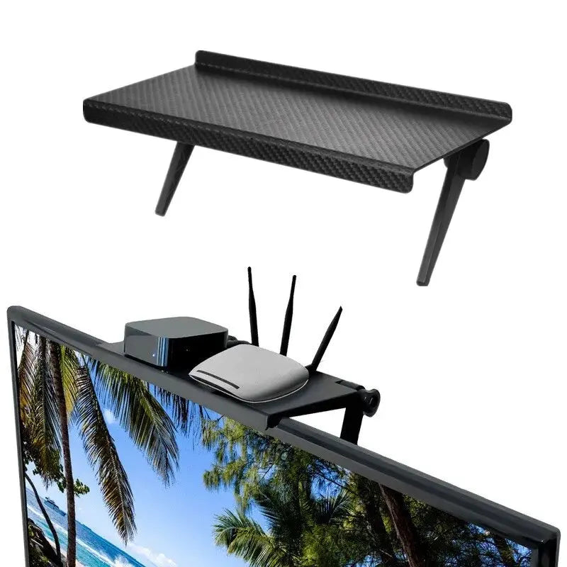 Router storage rack computer monitor desktop monitor stand adjustable TV screen storage rack TV stand