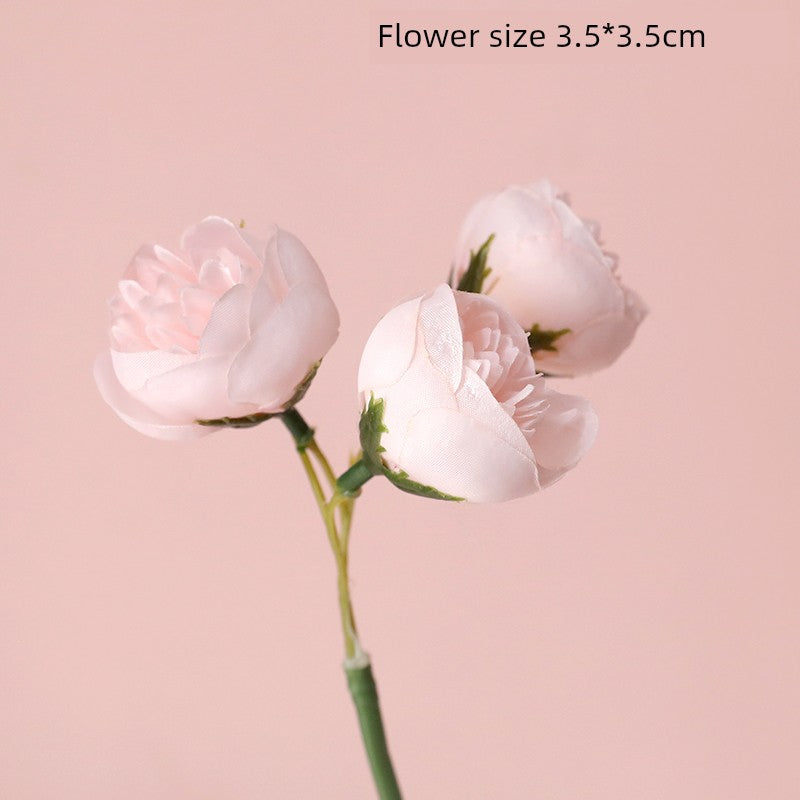 Internet Celebrity Mother's Day Baking Cake Topper Plug-in MG Tissue Paper Surrounding Border Artificial Tulip Ladieswear Inserts Ribbon