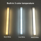 USB Rechargeable Motion Sensor Light Under Cabinet Night Light Kitchen Bedroom Lighting Wall Lamp Wardrobe Lamp Staircase Closet