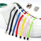No Tie Shoe Laces Elastic Laces Sneakers Tennis Flat Shoelaces Without Ties Kids Adult Quick Shoe Lace Rubber Bands for Shoes