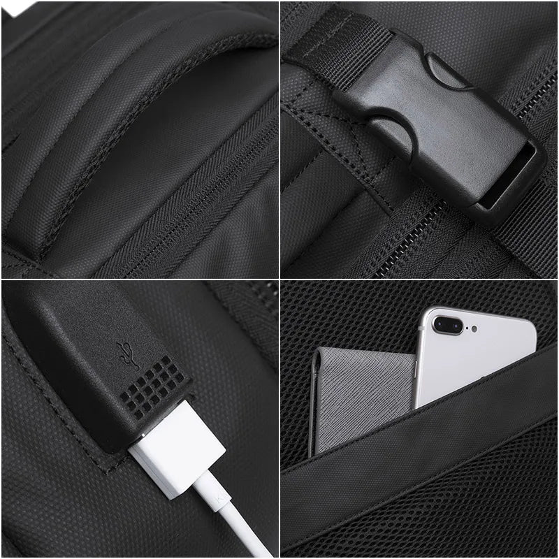 Men Business Travel Waterproof Fashion Backpack
