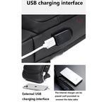 Designer Multifunction Anti-theft USB Shoulder Crossbody Bag.
