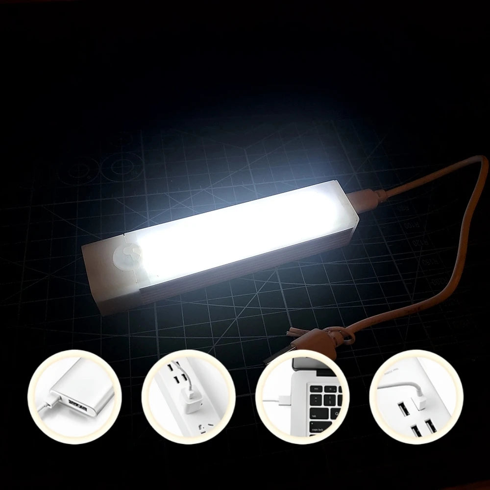 USB Rechargeable Motion Sensor Light Under Cabinet Night Light Kitchen Bedroom Lighting Wall Lamp Wardrobe Lamp Staircase Closet
