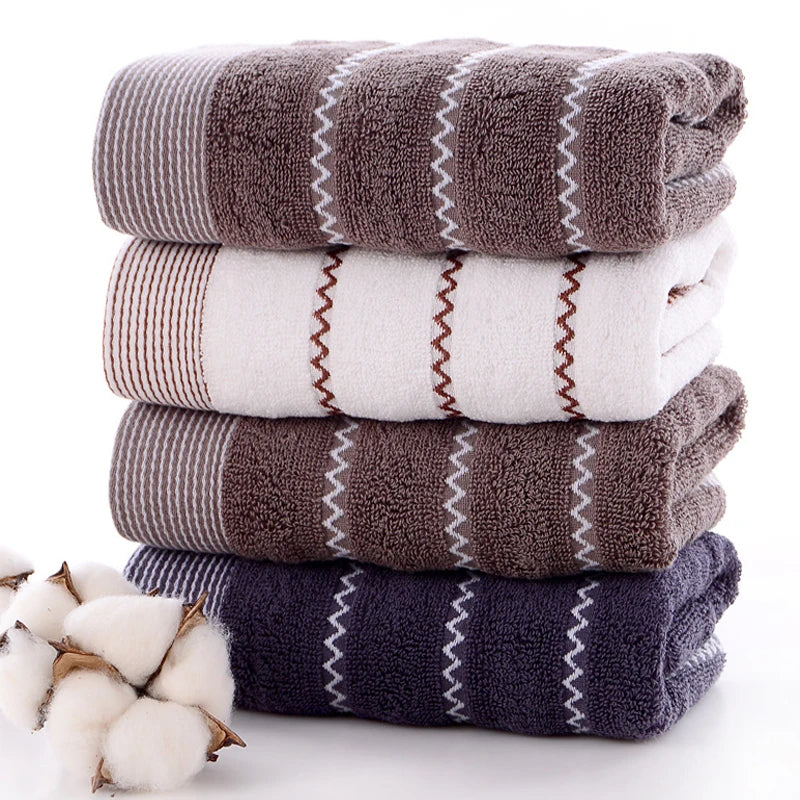 High quality pure cotton household adult towel thickening daily and soft absorbent Adult large-sized bath towel Home towel set