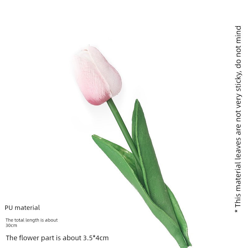 Internet Celebrity Mother's Day Baking Cake Topper Plug-in MG Tissue Paper Surrounding Border Artificial Tulip Ladieswear Inserts Ribbon