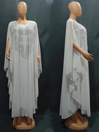 Luxury Dubai Abaya for Women – Chiffon Caftan Party Dress