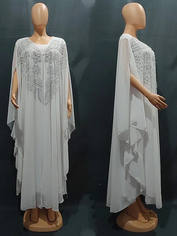 Luxury Dubai Abaya for Women – Chiffon Caftan Party Dress