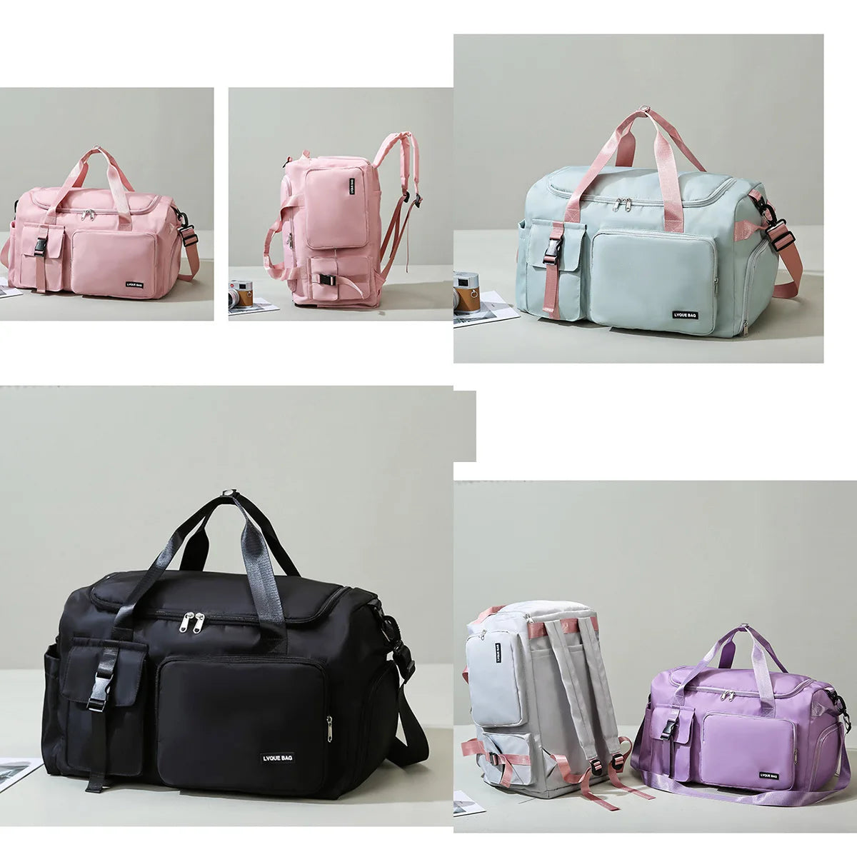 Sports Gym Bag Travel Dry Wet Handbags For Women