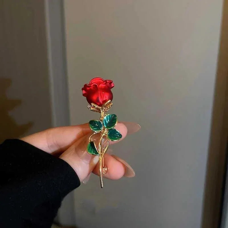 Small Cute Little Girl In Black Dress Nurse Brooches Rhinestone Crystal Brooch Pin Drop Oil Corsage Clothing Coat Jewelry