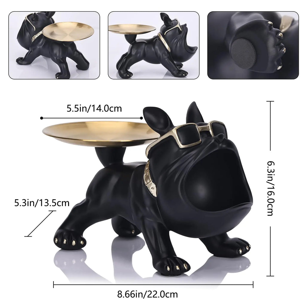 French Bulldog Key Holder Tray, Gift for Dog Lovers.