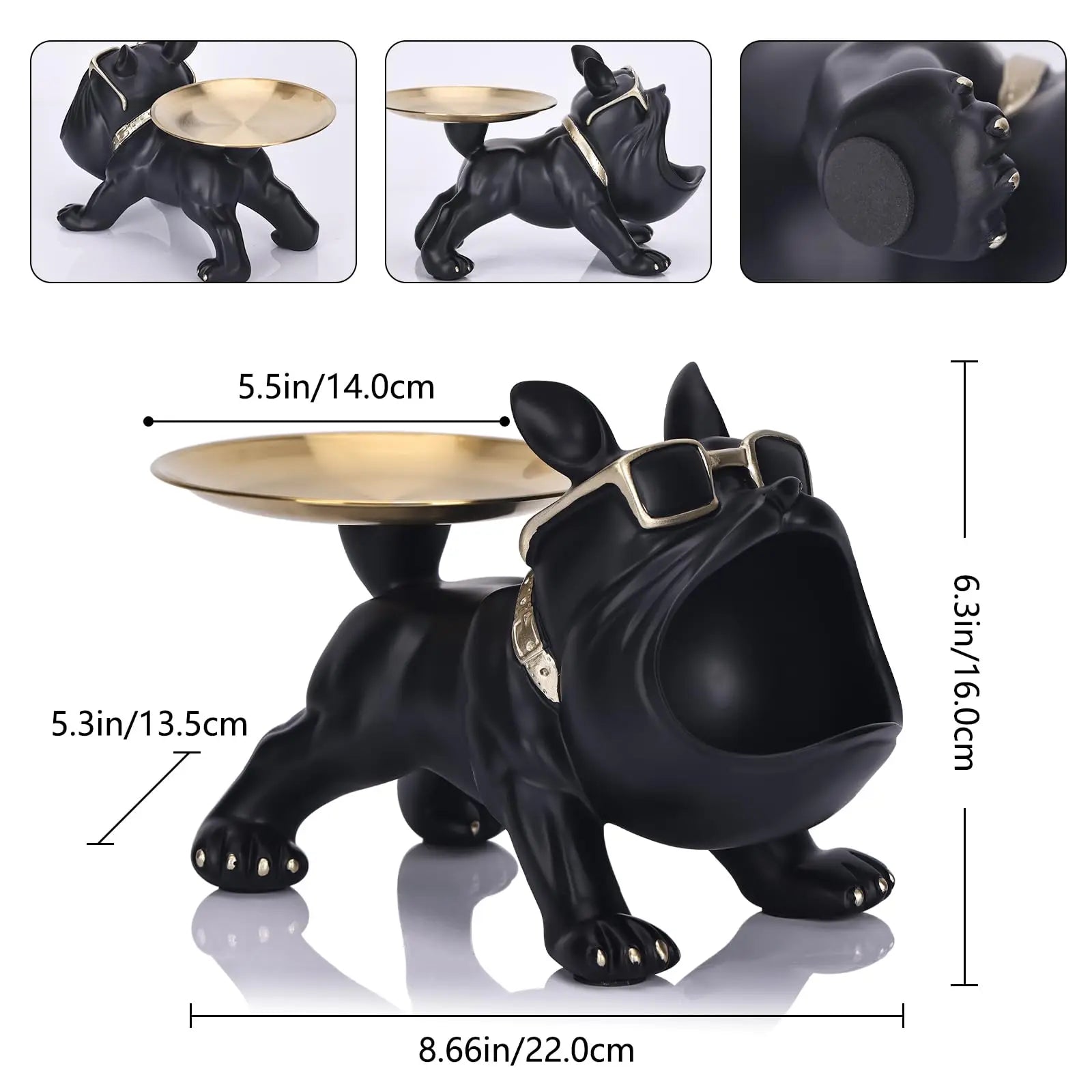 French Bulldog Key Holder Tray, Gift for Dog Lovers.