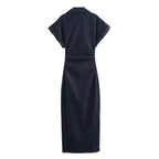 Denim Dress Women's Spring Summer Casual Long Dresses For Women
