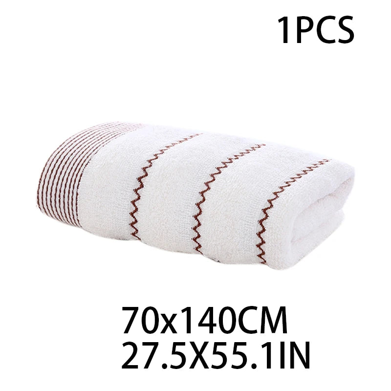 High quality pure cotton household adult towel thickening daily and soft absorbent Adult large-sized bath towel Home towel set
