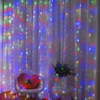 3x3m Curtain Garland on The Window USB Power Fairy Lights Festoon with Remote New Year Garland Led Lights Christmas Decor
