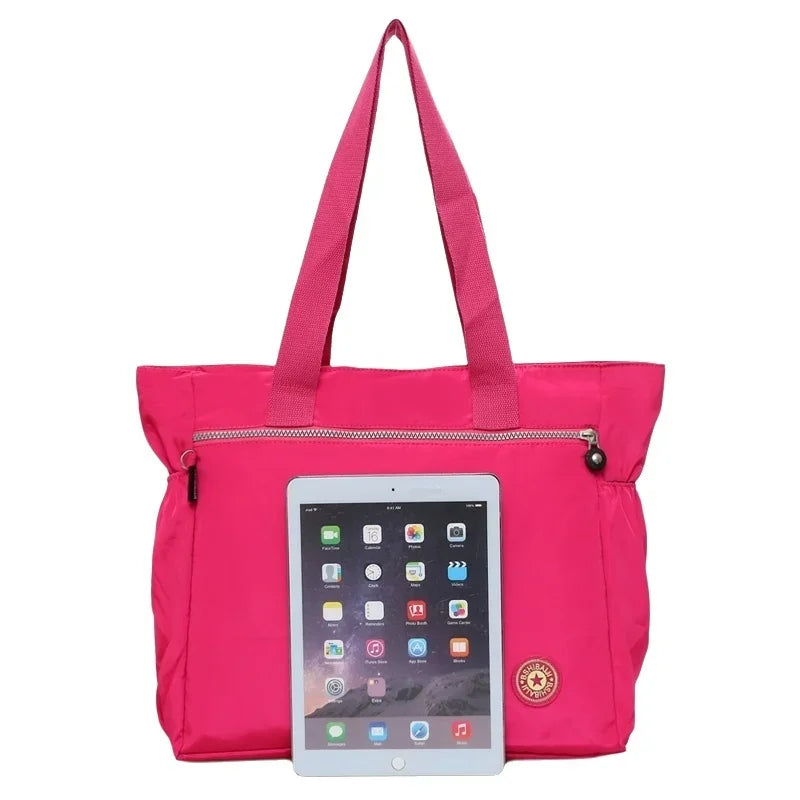 New Solid Color Tote Women's Handbag