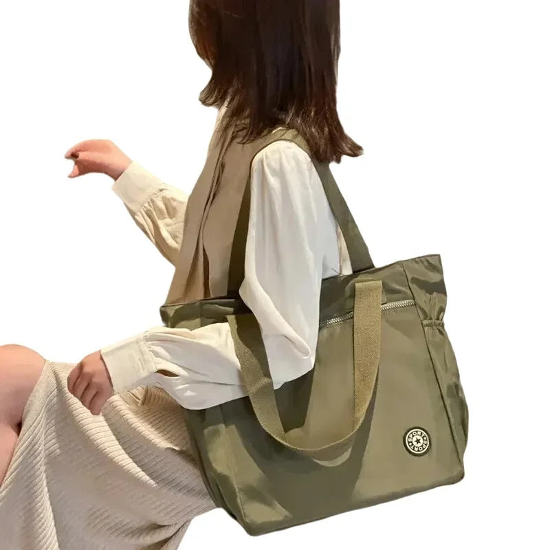 New Solid Color Tote Women's Handbag